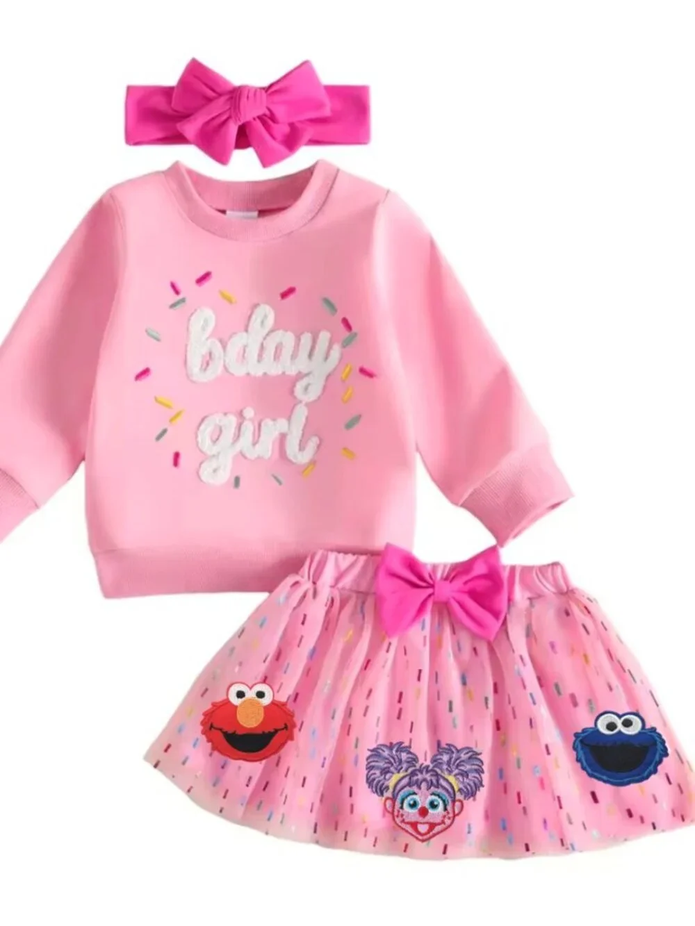 Abby Cadabby Dress Elmo Birthday Outfit Cookie Monster Clothes